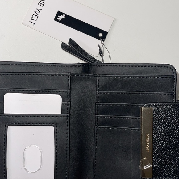 Nine West Black SLG French Wallet - Picture 5 of 8